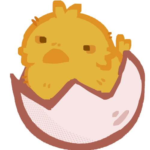 the bottom half of a broken eggshell. there's a yellow baby chick sitting inside of it.